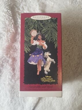 Disney Hallmark Keepsake Ornament Esmeralda & Djali The Hunchback of Notre Dame